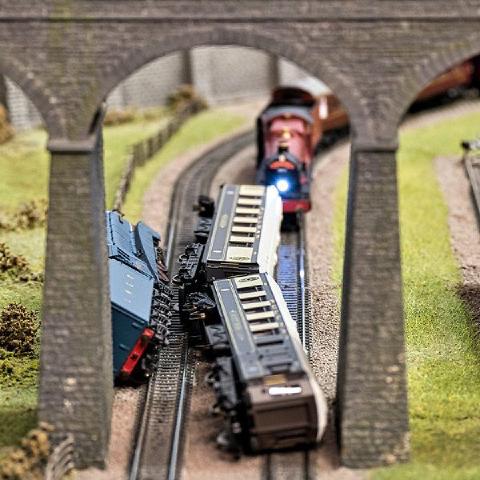 A literal trainwreck cover art